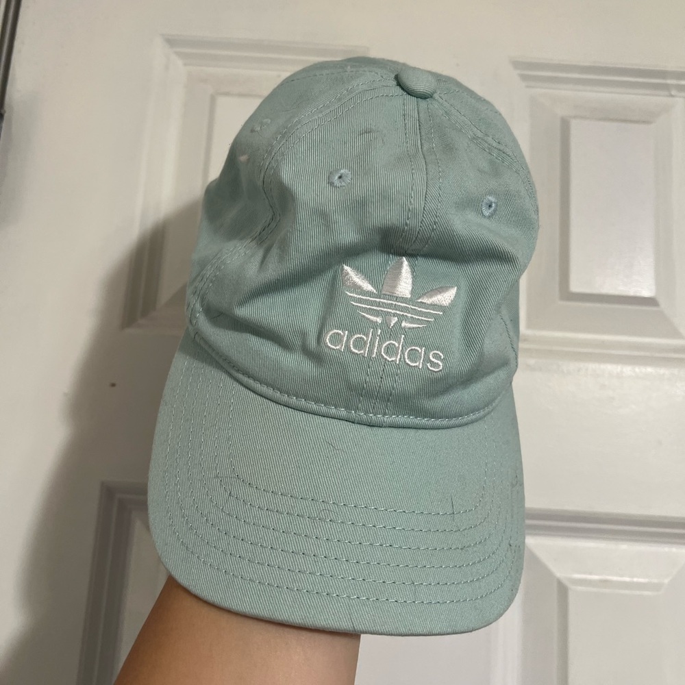 teal blue adidas originals women's relaxed plus adjustable strapback cap
